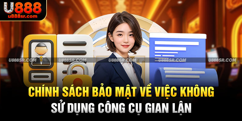 Chính sách bảo mật về việc không sử dụng công cụ gian lận 