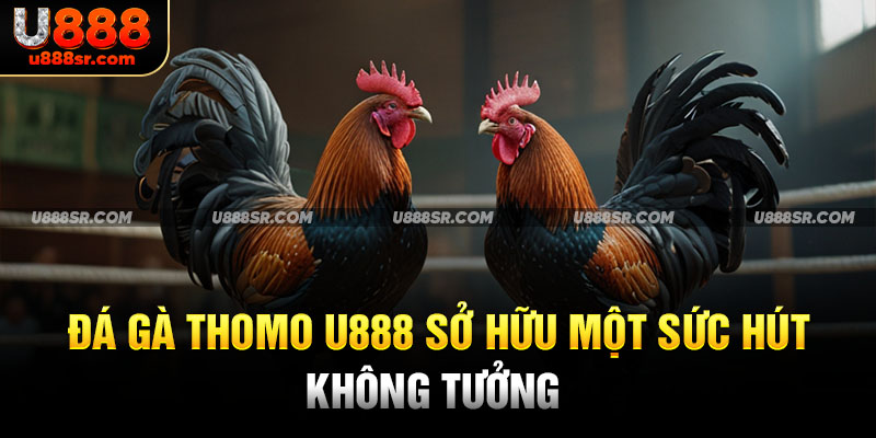 Đá gà Thomo U888 sở hữu một sức hút không tưởng 