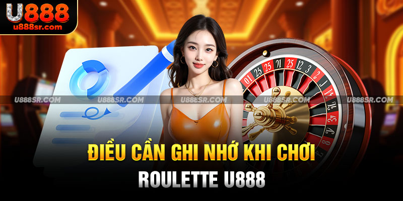 Điều cần ghi nhớ khi chơi Roulette U888